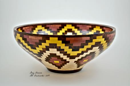 Hand turned wooden bowls